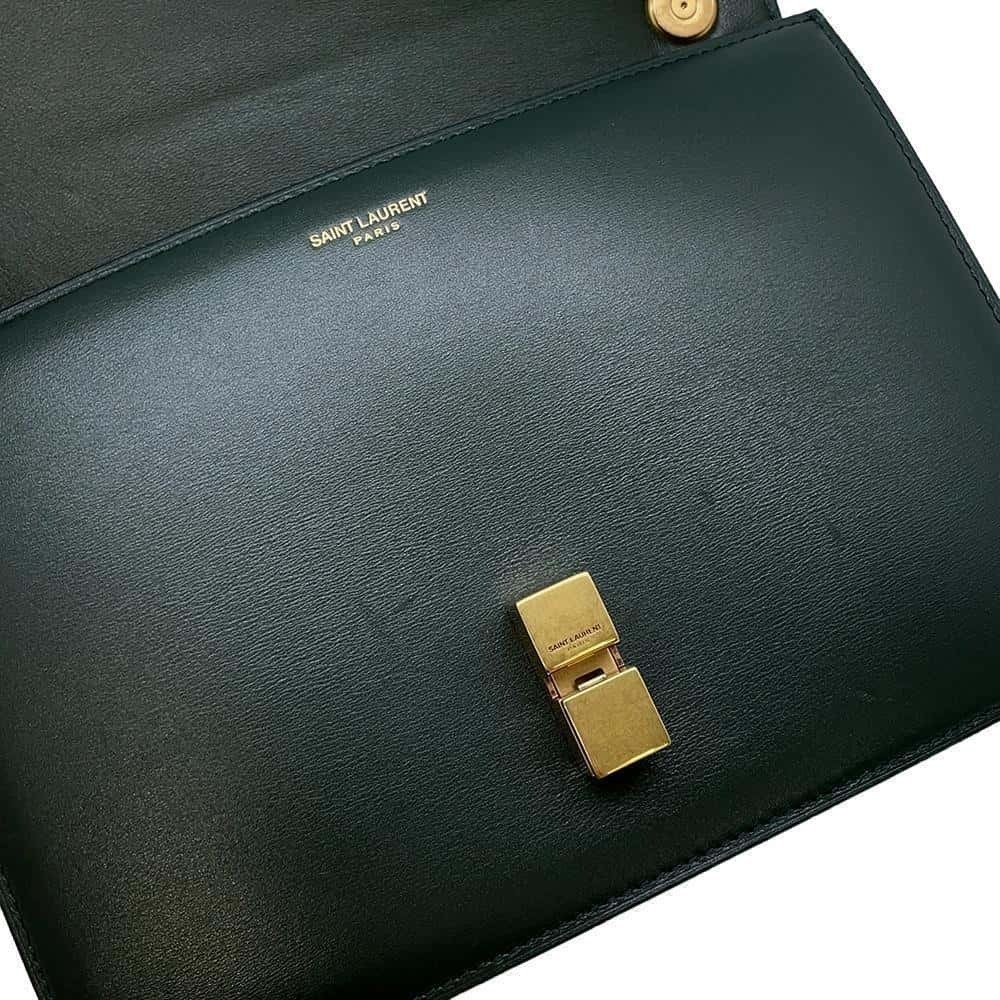 Saint Laurent Paris Shoulder Bag Carre Leather - Picture 9 of 12
